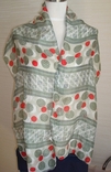 Шелковый 1,60*33 см красивый легкий женский шарф шелк в принт, фото №4