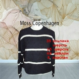 MOSS Copenhagen Альпака Шикарный полосчатый теплый женский свитер альпака, фото №2
