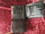 Новый мужской кожаный кошелёк новой гаманець шкiряний, photo number 5