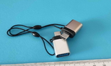 Адаптер otg type-c к usb 3,0. Блиц., фото №3