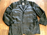 Кожаный пиджак - куртка + жилетка разм.50, фото №8