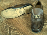 Кожаные туфли мокасины (Италия) стелька 27,5 см., фото №4