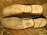 Кожаные туфли мокасины (Италия) стелька 27,5 см., фото №10