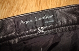 Aqua Leather Шикарная Кожаная батальная юбка из мягкой кожи черная, фото №10