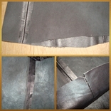 Aqua Leather Шикарная Кожаная батальная юбка из мягкой кожи черная, фото №11