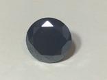 Натуральний чорний діамант з мойсаніту 4.45ct, фото №2