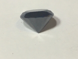 Натуральний чорний діамант з мойсаніту 4.45ct, фото №3