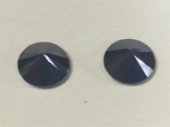 Natural Black Diamonds Moissanites 2 pcs 1.5 carats, photo number 3