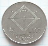  100 лир, Италия, 1974г., фото №2