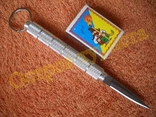 Нож тычковый резьбовой обоюдоострый складной Silver 33, фото №2