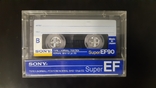 Касета Sony SuperEF 90 (Release year: 1991-92), фото №2