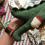 Новая вязаная игрушка дракон дракоша динозавр 27 см ручная работа handmade, фото №10