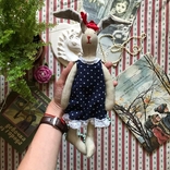 Заяц зайка Тильда кролик ручная работа handmade 32 см, numer zdjęcia 2