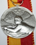 Серебрянная медаль участника стрелкового фестиваля 1983 г. среди юношей (Швейцария), фото №5