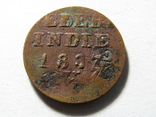 Нідерландска ІндІя 1 цент 1837 подвійний удар, фото №5