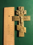 Крест бронзовый, 13,5 х 8 см., старый, фото №2