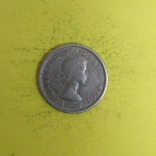 Канада 10 центов, 1957р. Срібло., фото №2