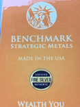 Слиток серебра 999 пробы США USA 1 гран с сертификатом подлинности, numer zdjęcia 6