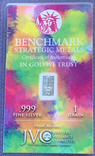 Слиток серебра мультиколор 999 пробы США USA 1 гран с сертификатом подлинности, фото №2