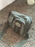 Брезентовая сумка мессенджер diesel, цвета хаки, фото №2