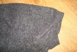 Maddison Кашемировый женский теплый свитер короткий рукав графит меланж М/L, фото №7