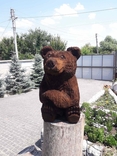 Медвежонок из дерева ручной работы, фото №2