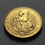 Золотая монета Великобритании Единорог 2018 г. 1OZ(31,1 гр)., фото №3
