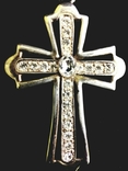  Крест с камнями винтаж, фото №4