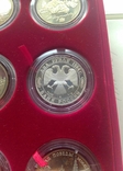 1994-95 гг - набор из 12 монет по 2 рубля пруф в коробке,серебро, фото №9