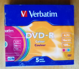 Чистые DVD-R Verbatim болванки цветные, фото №2
