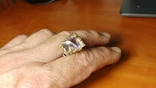 Серебряное кольцо с аметрином 18 размер, фото №3