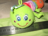 Дребезжащая игрушка - подвеска. "Гусеница-сороканожка", фото №4