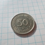 Германия. ФРГ 50 пфеннигов, 1990 "А", фото №6