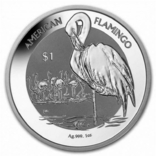 Американський фламінго. Американский фламинго . 1 долар 2021, фото №2