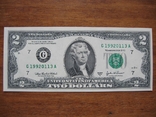 2 доллара с номером 1992-01-13, фото №2