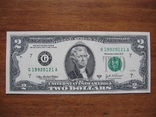2 доллара с номером 1992-01-21, фото №2