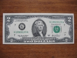 2 доллара с номером 1992-01-23, фото №2