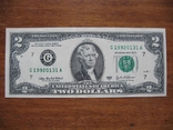 2 доллара с номером 1992-01-31, фото №2