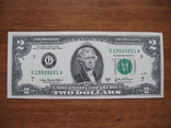 2 доллара с номером 1992-02-21, фото №2
