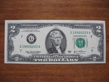 2 доллара с номером 1992-02-23, фото №2