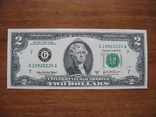 2 доллара с номером 1992-02-24, фото №2
