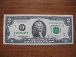2 доллара с номером 1992-02-25, фото №2