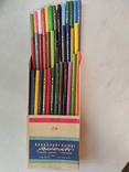 Карандаши в коробке Мистецтво 1972 (36 карандашей) новые, фото №4