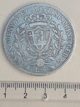 5 лир, Сардиния, 1825 г., L, Карл Феликс, серебро 0.900, 24,57 гр., фото №4