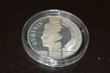 Нидерланды 10 гульденов 1994 год. 50 лет бенилюкс. серебро., фото №5
