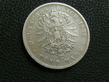 5 марок 1875 г F. Карл, Вюртемберг, фото №4