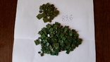 Конденсаторы км зелёные 89,6 грамм, фото №3