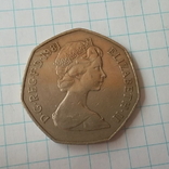 Великобритания 50 новых пенсов, 1981, фото №3