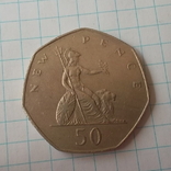 Великобритания 50 новых пенсов, 1981, фото №6