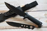 Тактический нож + Метательный нож Black FJ8, фото №3